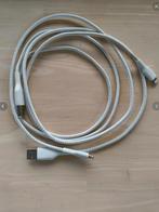 Belkin Lightning kabel 1 m – wit (2 stuks), Ophalen of Verzenden, Zo goed als nieuw