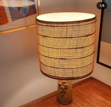 Vintage sfeerlamp in keramiek 
