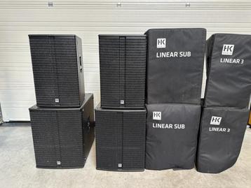 HK Audio Linear 3 Speaker set "Nieuwstaat"