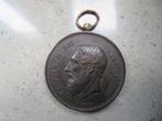 Medaille Leopold II Socièté Agricole Tongres Juprelle, Postzegels en Munten, Penningen en Medailles, Brons, Ophalen