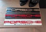 UNIEKE ‘PORSCHE STUTTGART’ METALEN BORDEN  90 X 17,5, Ophalen of Verzenden, Zo goed als nieuw