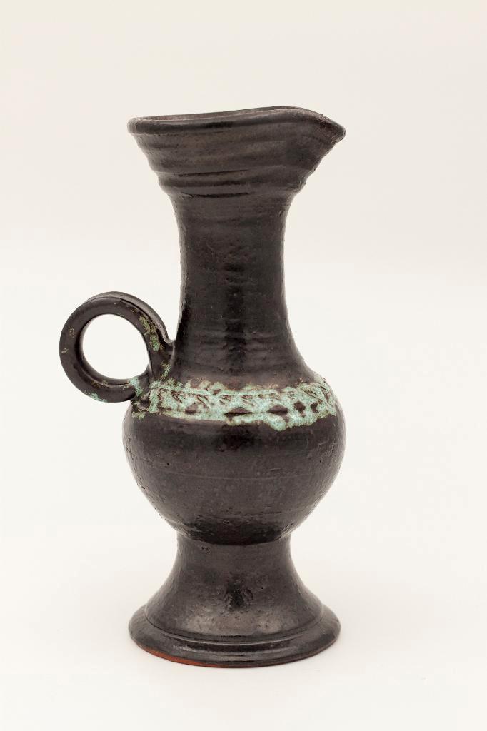 Vintage keramische vaas, Lilse Potterie F. Celik Handwerk, Antiquités & Art, Antiquités | Vases, Enlèvement ou Envoi