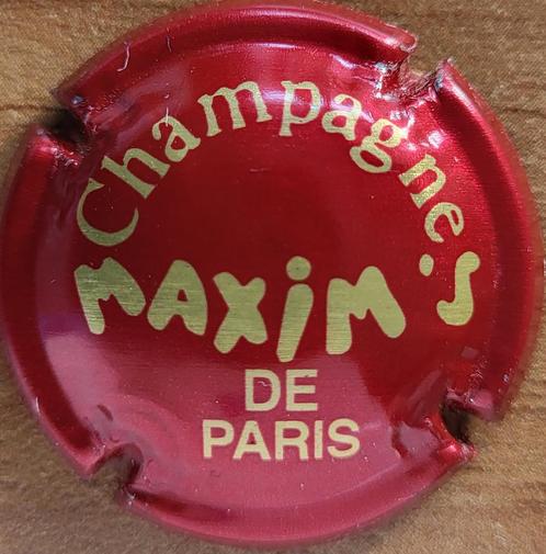 Champagnecapsule De CASTELLANE bordeaux & glanzend goud nr33, Verzamelen, Wijnen, Nieuw, Champagne, Frankrijk, Ophalen of Verzenden