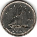 Canada : 10 cents 1973 KM#77 Réf 14275, Timbres & Monnaies, Monnaies | Amérique, Enlèvement ou Envoi, Monnaie en vrac, Amérique du Nord