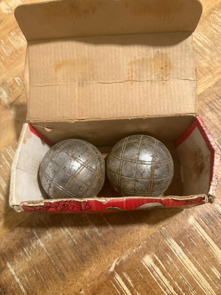 2 vintage Boules competition Match - Made in France, Antiek en Kunst, Antiek | Speelgoed, Ophalen of Verzenden