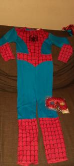 Spiderman pak + nieuw masker en opbergtas, Kinderen en Baby's, Carnavalskleding en Verkleedspullen, Ophalen of Verzenden, Zo goed als nieuw