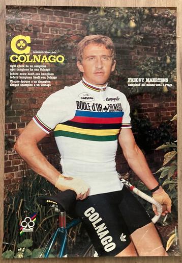 Wielrennen affiche Colnago Boule d’Or FREDDY MAERTENS WK ’81