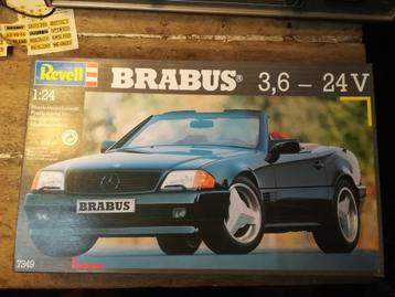 Stickers plaques Mercedes Brabus 1:24 Revell + boîte vide beschikbaar voor biedingen