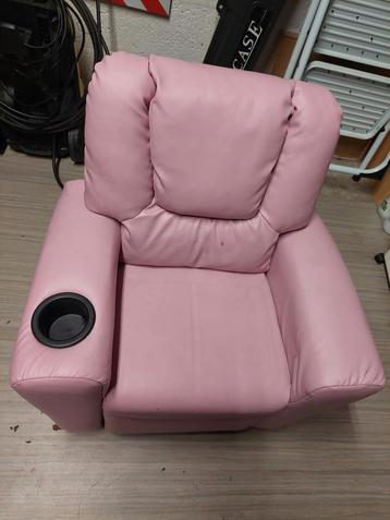 Roze relax zeteltje voor kinderen in goede staat  beschikbaar voor biedingen
