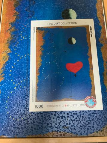 Hele mooie puzzel van Miró - 1000 stukjes