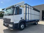 Mercedes Atego 1324 met veekast in prima staat, Autos, Camions, ABS, Automatique, Tissu, Propulsion arrière