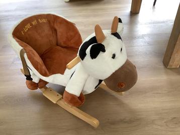 Hobbelpaard koe met geluid (BabyGO) beschikbaar voor biedingen