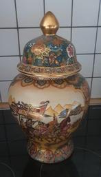 Satsuma vaas met deksel 37x20cm. 140 euro, Antiek en Kunst, Antiek | Vazen, Ophalen