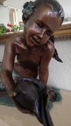 Bronzen zeemeermin fontein, Antiek en Kunst, Ophalen
