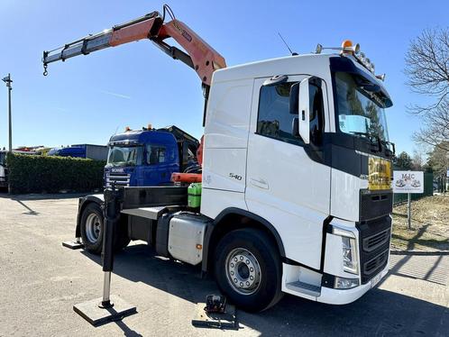 Volvo FH 540 TRACTOR + CRANE PK 18500 + RADIO - *449.000km*, Auto's, Vrachtwagens, Bedrijf, Te koop, ABS, Elektrische buitenspiegels