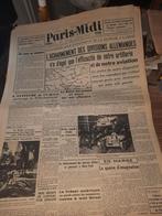 Paris-Midi 8 Juin 1940 derniere edition, Verzenden, Overige soorten, Boek of Tijdschrift