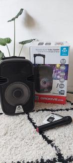 Zgan Portable speaker/karaoke box, Ophalen of Verzenden, Zo goed als nieuw