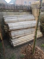 Kastanje houten hek, 175 hoog, Frans, 2-3cm tussen palen,, Tuin en Terras, Ophalen