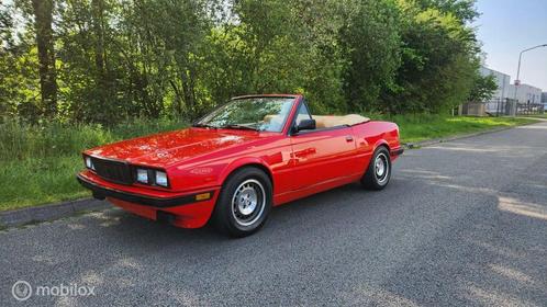 Maserati Biturbo 1987 | Route 66 auctions, Auto's, Oldtimers, Bedrijf, Te koop, Open dak, Maserati, Benzine, Cabriolet, 2 deurs