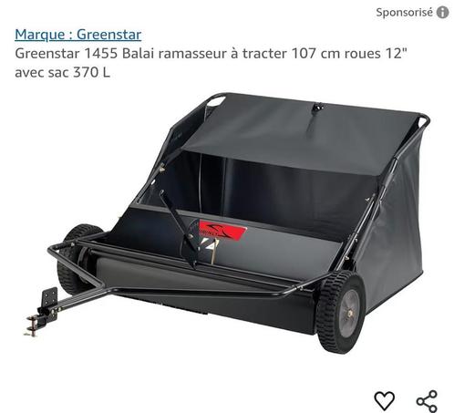 Brinly 385 L USA Veegmachine, Tuin en Terras, Veegmachines, Zo goed als nieuw, Ophalen
