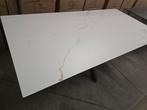 Keramiek tafel 200cm wit relief met spiderpoot, Ophalen, Nieuw