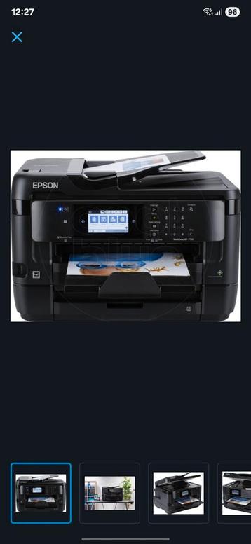 Epson WorkForce WF-7720DTWF A3 printer,,Dubbelzijdig en auto beschikbaar voor biedingen