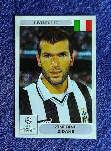 Panini sticker voetbal ' Champ League 2000 - Z. Zidane ' beschikbaar voor biedingen