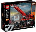 TE HUUR LEGO technic Rough Terrain Crane, Ophalen of Verzenden, Zo goed als nieuw, Complete set, Lego