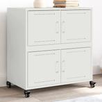 Buffet en acier blanc 68x39x72 cm, Envoi, Neuf, Blanc