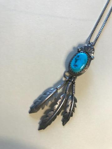 Native American Indian Jewelry collier vintage