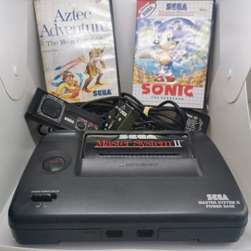 Console Sega MS 2 et jeux avec manette 