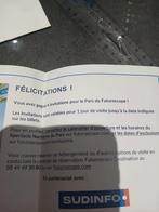 4 entrée pour le Futuroscope, Tickets & Billets, Trois personnes ou plus