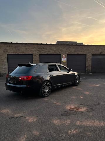 Audi A6 Sline 2.0TFSI Gekeurd Voor Verkoop, Autos, Cuir, Achat, Boîte manuelle, Noir