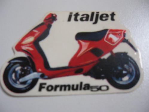 Choix entre 3 stickers neufs. Autocollant Italjet. Formule 5, Collections, Autocollants, Neuf, Voiture ou Moto, Enlèvement ou Envoi