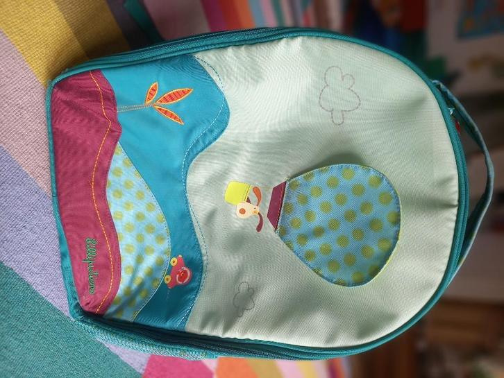 Valise sac à dos cartable à roulettes Lilliputiens, Handtassen en Accessoires, Tassen | Schooltassen, Gebruikt, Overige typen