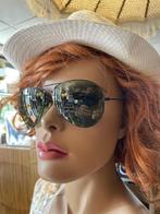 Vintage B&L Ray-Ban Black Aviator 62 zonnebril L2821 A5, Ophalen of Verzenden, Zo goed als nieuw, Zonnebril, Ray-Ban