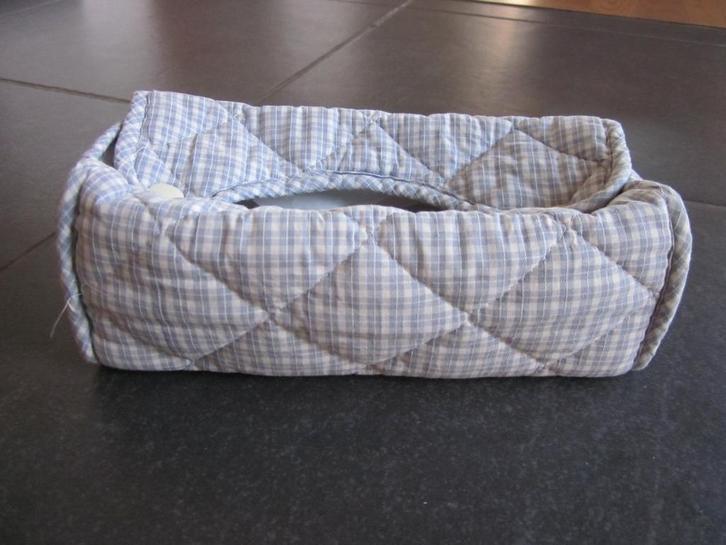 blauw tissuebox / kleenexhouder in stof van het merk Timmy, Kinderen en Baby's, Overige Kinderen en Baby's, Gebruikt, Ophalen of Verzenden