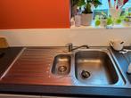 Spoelbak 50x100cmmet kraan, Huis en Inrichting, Keuken | Keukenelementen, Ophalen, Zo goed als nieuw