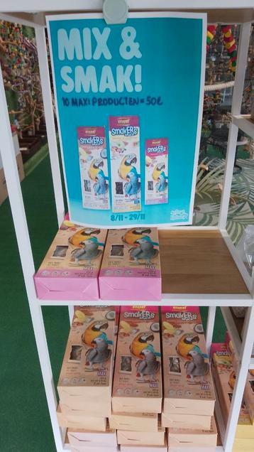 Vitapol Smakers papegaaiensticks XXL en Maxi 10 voor 50€ beschikbaar voor biedingen