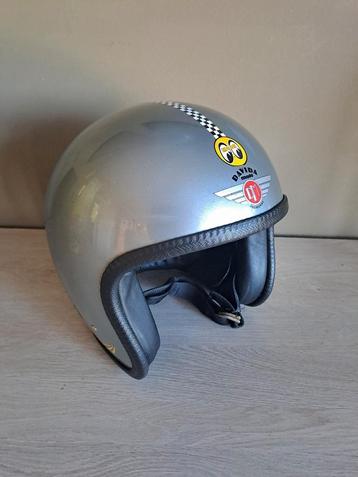 Vintage helm Davida Moto Silver Speedster size L beschikbaar voor biedingen
