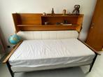 Houten 1 persoonsbed, Ophalen, Gebruikt, 90 cm, Eenpersoons