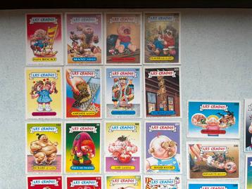 Les crados , cartes de collection année 1989/90