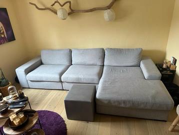 Fauteuil gris en tissu, séparables en 3 parties  beschikbaar voor biedingen