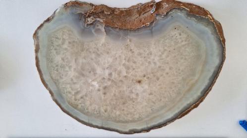 Grote & Elegante Agaat Geode Schijf - Pastelkleuren & Sprank, Verzamelen, Mineralen en Fossielen, Overige typen, Ophalen