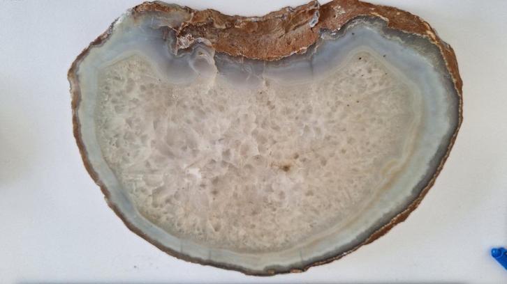 Grote & Elegante Agaat Geode Schijf - Pastelkleuren & Sprank, Verzamelen, Mineralen en Fossielen, Overige typen, Ophalen