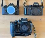 Nikon F3 + F4 + EM + set lenzen, Audio, Tv en Foto, Ophalen, Gebruikt, Spiegelreflex, Nikon