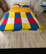 IKEA bed met matras, Ophalen, Gebruikt, Wit, Tweepersoons