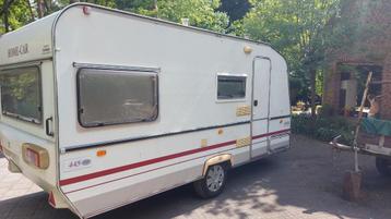 Homecar avec auvent, auvent bien entretenu, cuisine suppléme, Poêle, 4 à 5 mètres, Particulier, Siège standard