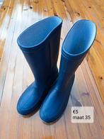 blauwe regenlaarzen - maat 35, Ophalen, Jongen of Meisje, Laarzen, Zo goed als nieuw
