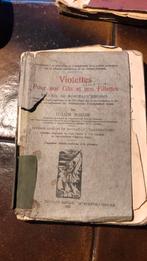 Ancien livre Violettes de Julien Melon, Ophalen of Verzenden